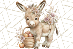 Playful Farm Animal Art, Cute Barnyard Critters PNG Product Image 5