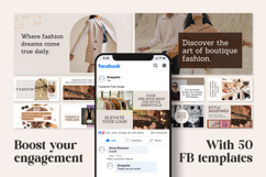 Fashion Boutique Canva Facebook Design Product Image 9