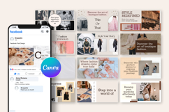 Fashion Boutique Canva Facebook Design Product Image 5