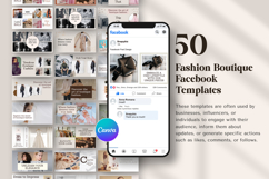 Fashion Boutique Canva Facebook Design Product Image 4