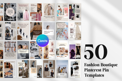 Fashion Pinterest Canva Pins Templates Product Image 8