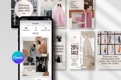 Fashion Pinterest Canva Pins Templates Product Image 6