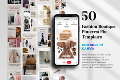 Fashion Pinterest Canva Pins Templates Product Image 4