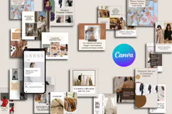 Fashion Boutique Canva Social Media Marketing Templates Product Image 7