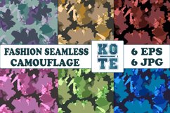 6 Seamless Fashion Camouflage Product Image 1