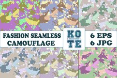6 Seamless Fashion Camouflage Product Image 1