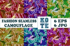 6 Seamless Fashion Camouflage Product Image 1