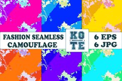 6 Seamless Fashion Camouflage Product Image 1