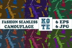 6 Seamless Fashion Camouflage Product Image 1