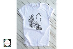 Fashion designer/ body foam svg with floral and pulse design Product Image 2