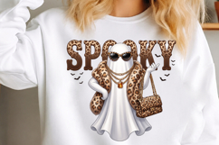 Fashion Halloween Ghost Clipart PNG Product Image 3