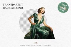 Fashion Lady Art Deco Royal Vintage Women PNG Romantic Girl Victorian Flower Transparent junk journal collage scrapbooking designs sublimation printable files watercolor antique romantic girl illustration Art deco, Victorian Lady Clipart, Royal Women PNG