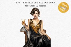 Fashion Lady Art Deco Royal Vintage Women PNG Romantic Girl Victorian Flower Transparent junk journal collage scrapbooking designs sublimation printable files watercolor antique romantic girl illustration Art deco, Victorian Lady Clipart, Royal Women PNG