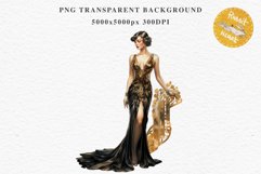Fashion Lady Art Deco Royal Vintage Women PNG Romantic Girl Victorian Flower Transparent junk journal collage scrapbooking designs sublimation printable files watercolor antique romantic girl illustration Art deco, Victorian Lady Clipart, Royal Women PNG