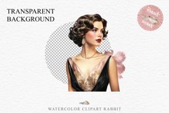 Fashion Lady Art Deco Royal Vintage Women PNG Romantic Girl Victorian Flower Transparent junk journal collage scrapbooking designs sublimation printable files Fashion Lady Art Deco Royal Vintage Women PNG Romantic Girl Victorian Flower Transparent junk jo
