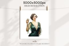 Fashion Lady Art Deco Royal Vintage Women PNG Romantic Girl Victorian Flower Transparent junk journal collage scrapbooking designs sublimation printable files watercolor antique romantic girl illustration Art deco, Victorian Lady Clipart, Royal Women PNG