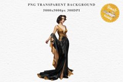 Fashion Lady Art Deco Royal Vintage Women PNG Romantic Girl Victorian Flower Transparent junk journal collage scrapbooking designs sublimation printable files watercolor antique romantic girl illustration Art deco, Victorian Lady Clipart, Royal Women PNG