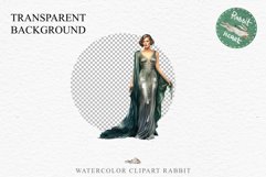 Fashion Lady Art Deco Royal Vintage Women PNG Romantic Girl Victorian Flower Transparent junk journal collage scrapbooking designs sublimation printable files watercolor antique romantic girl illustration Art deco, Victorian Lady Clipart, Royal Women PNG