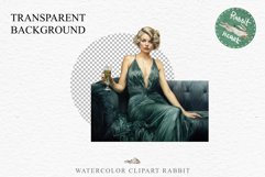 Fashion Lady Art Deco Royal Vintage Women PNG Romantic Girl Victorian Flower Transparent junk journal collage scrapbooking designs sublimation printable files watercolor antique romantic girl illustration Art deco, Victorian Lady Clipart, Royal Women PNG