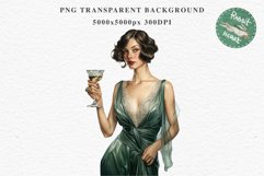 Fashion Lady Art Deco Royal Vintage Women PNG Romantic Girl Victorian Flower Transparent junk journal collage scrapbooking designs sublimation printable files watercolor antique romantic girl illustration Art deco, Victorian Lady Clipart, Royal Women PNG