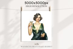 Fashion Lady Art Deco Royal Vintage Women PNG Romantic Girl Victorian Flower Transparent junk journal collage scrapbooking designs sublimation printable files watercolor antique romantic girl illustration Art deco, Victorian Lady Clipart, Royal Women PNG