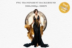 Fashion Lady Art Deco Royal Vintage Women PNG Romantic Girl Victorian Flower Transparent junk journal collage scrapbooking designs sublimation printable files watercolor antique romantic girl illustration Art deco, Victorian Lady Clipart, Royal Women PNG