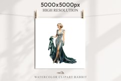 Fashion Lady Art Deco Royal Vintage Women PNG Romantic Girl Victorian Flower Transparent junk journal collage scrapbooking designs sublimation printable files watercolor antique romantic girl illustration Art deco, Victorian Lady Clipart, Royal Women PNG