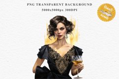 Fashion Lady Art Deco Royal Vintage Women PNG Romantic Girl Victorian Flower Transparent junk journal collage scrapbooking designs sublimation printable files watercolor antique romantic girl illustration Art deco, Victorian Lady Clipart, Royal Women PNG