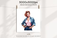 Fashion Lady Pin up Jeans Vintage Women PNG Romantic Girl Victorian Flower Transparent junk journal collage scrapbooking designs sublimation printable files watercolor antique romantic girl illustration paper craft, Victorian Lady Clipart, Royal Women PNG