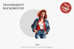 Fashion Lady Pin up Jeans Vintage Women PNG Romantic Girl Victorian Flower Transparent junk journal collage scrapbooking designs sublimation printable files watercolor antique romantic girl illustration paper craft, Victorian Lady Clipart, Royal Women PNG