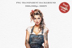 Fashion Lady Pin up Jeans Vintage Women PNG Romantic Girl Victorian Flower Transparent junk journal collage scrapbooking designs sublimation printable files watercolor antique romantic girl illustration paper craft, Victorian Lady Clipart, Royal Women PNG