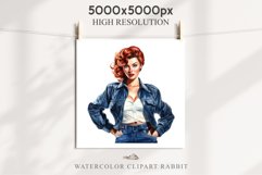 Fashion Lady Pin up Jeans Vintage Women PNG Romantic Girl Victorian Flower Transparent junk journal collage scrapbooking designs sublimation printable files watercolor antique romantic girl illustration paper craft, Victorian Lady Clipart, Royal Women PNG