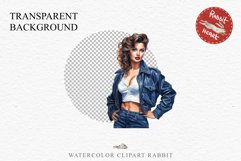 Fashion Lady Pin up Jeans Vintage Women PNG Romantic Girl Victorian Flower Transparent junk journal collage scrapbooking designs sublimation printable files watercolor antique romantic girl illustration paper craft, Victorian Lady Clipart, Royal Women PNG