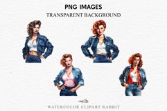 Fashion Lady Pin up Jeans Vintage Women PNG Romantic Girl Victorian Flower Transparent junk journal collage scrapbooking designs sublimation printable files watercolor antique romantic girl illustration paper craft, Victorian Lady Clipart, Royal Women PNG