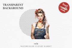 Fashion Lady Pin up Jeans Vintage Women PNG Romantic Girl Victorian Flower Transparent junk journal collage scrapbooking designs sublimation printable files watercolor antique romantic girl illustration paper craft, Victorian Lady Clipart, Royal Women PNG