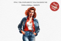 Fashion Lady Pin up Jeans Vintage Women PNG Romantic Girl Victorian Flower Transparent junk journal collage scrapbooking designs sublimation printable files watercolor antique romantic girl illustration paper craft, Victorian Lady Clipart, Royal Women PNG