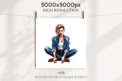 Fashion Lady Pin up Jeans Vintage Women PNG Romantic Girl Victorian Flower Transparent junk journal collage scrapbooking designs sublimation printable files watercolor antique romantic girl illustration paper craft, Victorian Lady Clipart, Royal Women PNG
