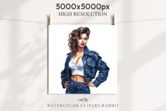 Fashion Lady Pin up Jeans Vintage Women PNG Romantic Girl Victorian Flower Transparent junk journal collage scrapbooking designs sublimation printable files watercolor antique romantic girl illustration paper craft, Victorian Lady Clipart, Royal Women PNG
