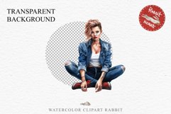 Fashion Lady Pin up Jeans Vintage Women PNG Romantic Girl Victorian Flower Transparent junk journal collage scrapbooking designs sublimation printable files watercolor antique romantic girl illustration paper craft, Victorian Lady Clipart, Royal Women PNG
