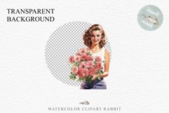 Fashion Lady Pin up Royal Vintage Women PNG Romantic Girl Victorian Flower Transparent junk journal collage scrapbooking designs sublimation printable files  watercolor antique romantic girl illustration paper craft, Victorian Lady Clipart, Royal Women PN