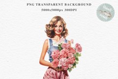 Fashion Lady Pin up Royal Vintage Women PNG Romantic Girl Victorian Flower Transparent junk journal collage scrapbooking designs sublimation printable files  watercolor antique romantic girl illustration paper craft, Victorian Lady Clipart, Royal Women PN