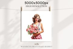 Fashion Lady Pin up Royal Vintage Women PNG Romantic Girl Victorian Flower Transparent junk journal collage scrapbooking designs sublimation printable files  watercolor antique romantic girl illustration paper craft, Victorian Lady Clipart, Royal Women PN