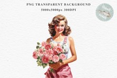Fashion Lady Pin up Royal Vintage Women PNG Romantic Girl Victorian Flower Transparent junk journal collage scrapbooking designs sublimation printable files  watercolor antique romantic girl illustration paper craft, Victorian Lady Clipart, Royal Women PN