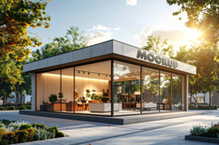 Logo mockup 3d sign store Product Image 1