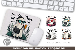 Fashionable Ghosts Mouse Pad Product Image 1