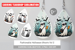 Fashionable Ghosts Earring Product Image 1
