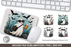 Fashionable Ghosts Mouse Pad Product Image 1
