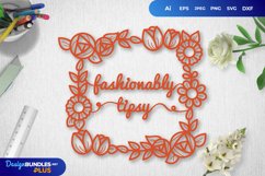 Fashionably Tipsy Papercut Product Image 1