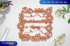 Fashionably Tipsy Papercut Product Image 1