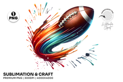 fast football png, american football streak, dynamic football, sports branding, athletic design, football motion, vibrant sports, colorful football, football clipart, sports sublimation, streak art png, football watercolor, football graphic, paint streak 